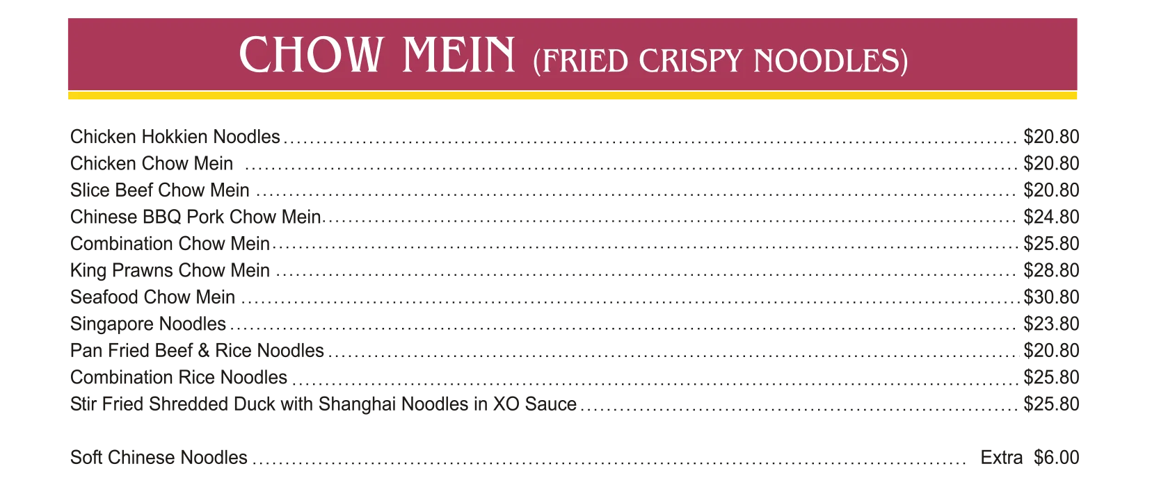 Chow Mein