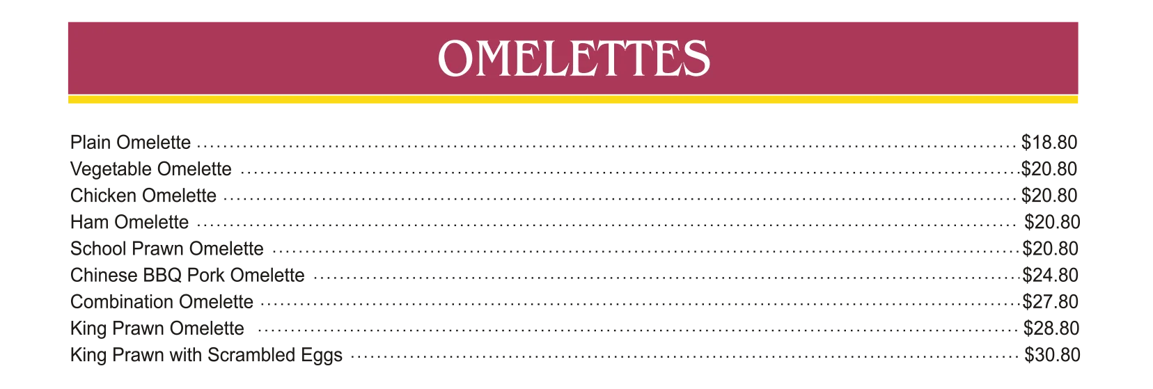 Omelettes