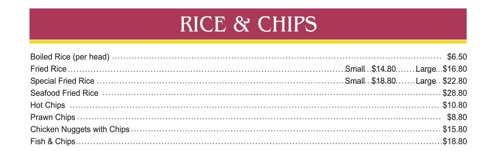 Rice & Chips